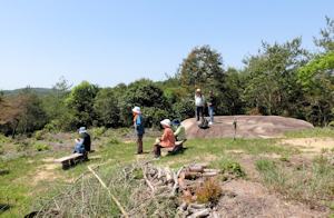 六畳岩展望台より